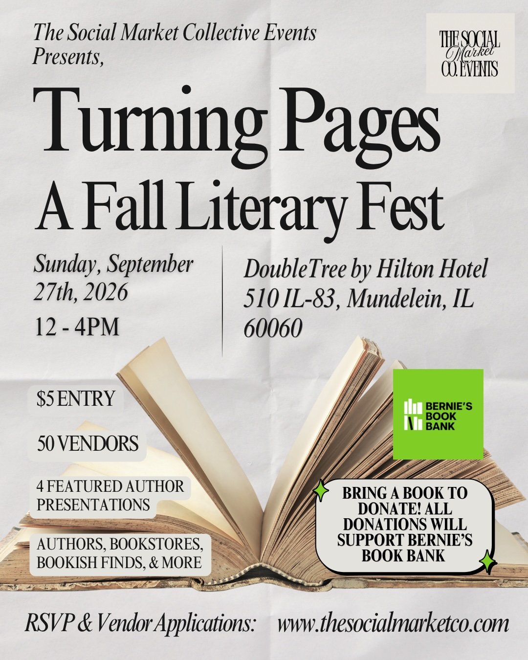 Turning Pages: A Fall Literary Fest